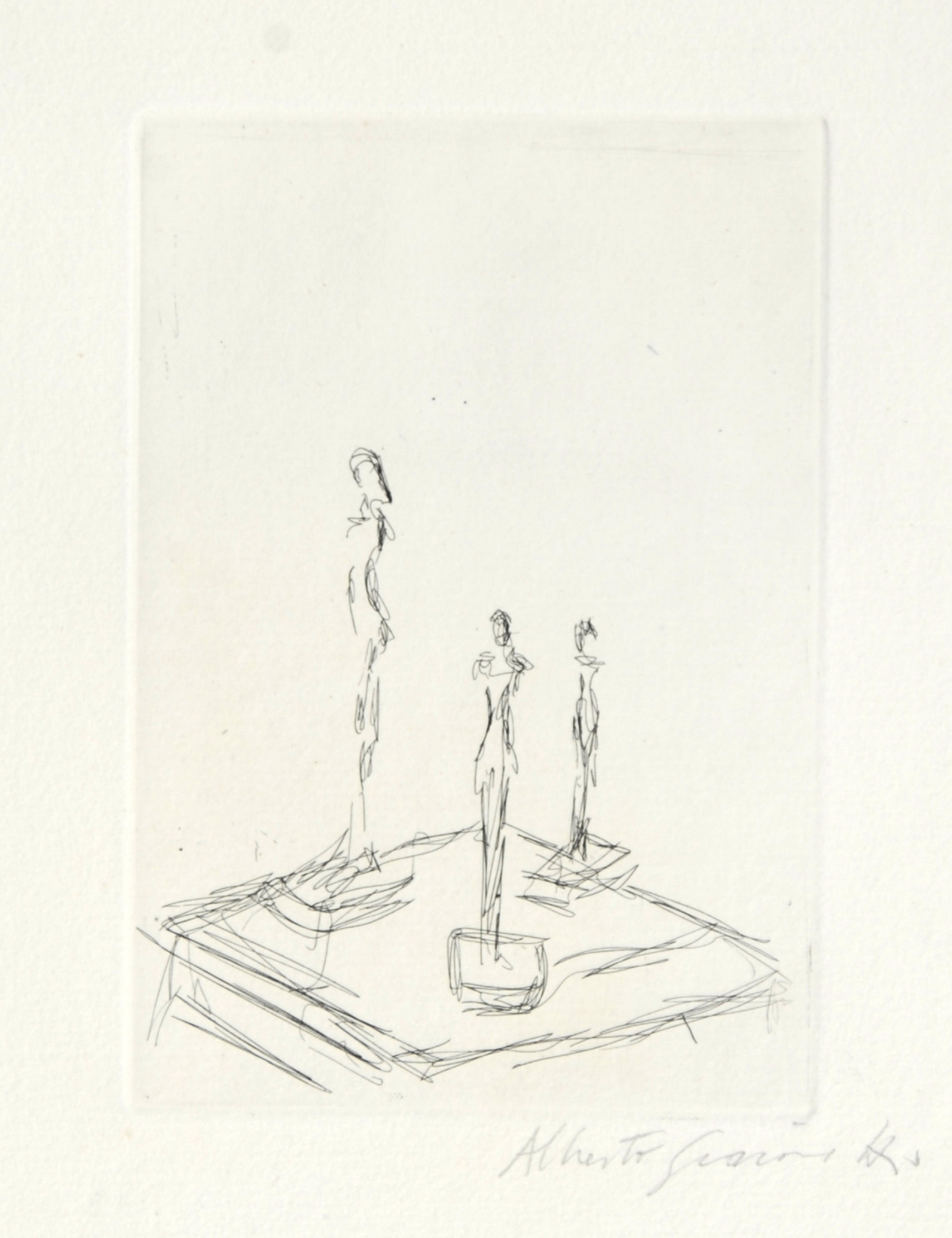 Alberto Giacometti, Trois Figurines, aus "Katalog Kornfeld & Klipstein"