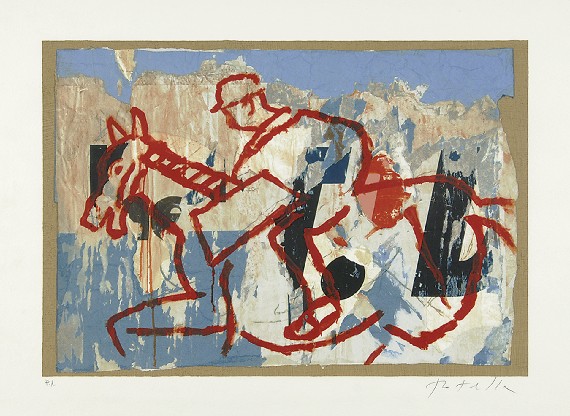 Mimmo Rotella, Senza titolo