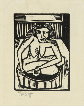 Frau in der Wanne