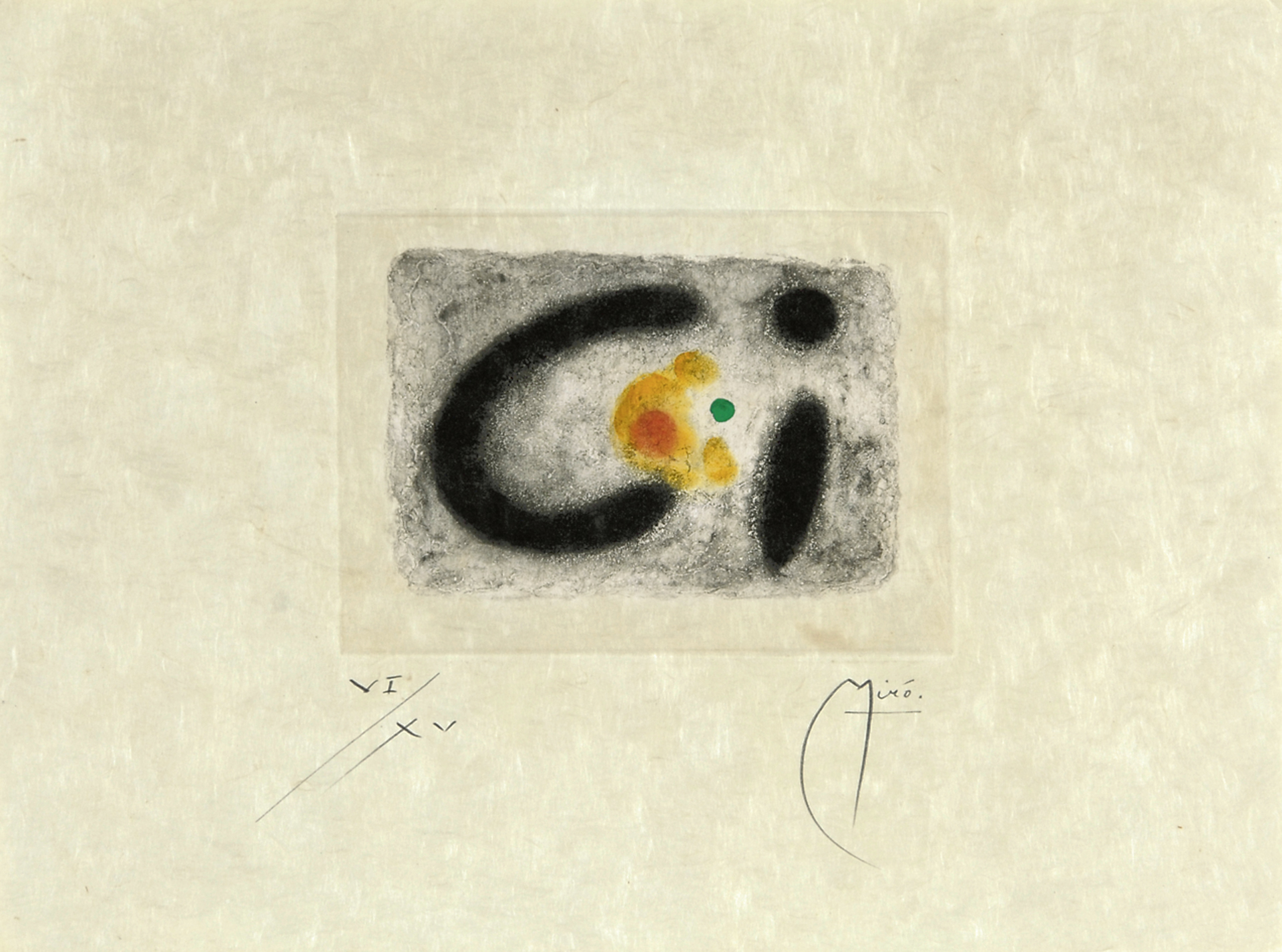 Joan Miró, Blatt aus "Fusées"