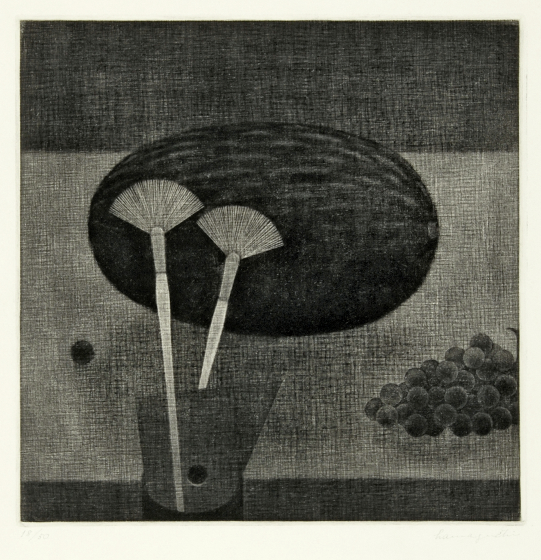 Yozo Hamaguchi, Brushes and Melon