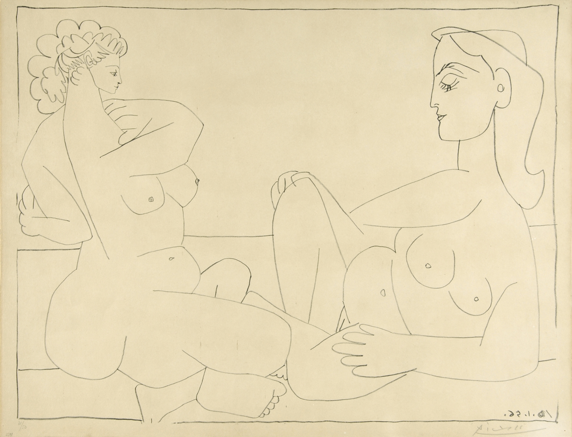 Pablo Picasso, Deux femmes sur la plage
