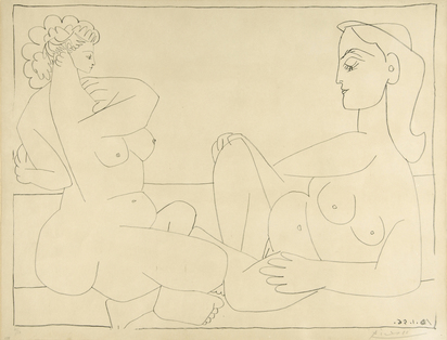 Deux femmes sur la plage