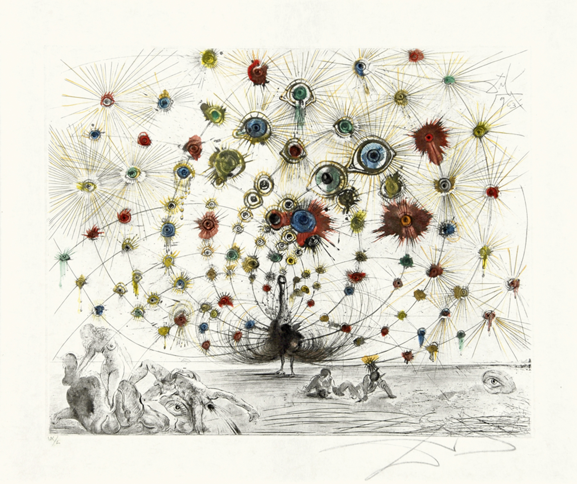 Salvador Dalí, Argus, aus "Mythologie"
