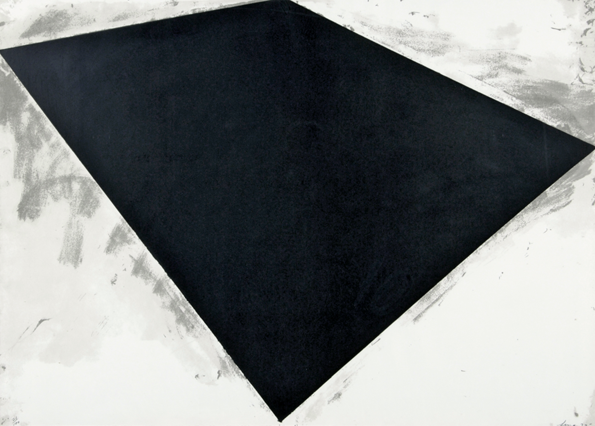 Richard Serra, Untitled (or Philip Glass Poster)