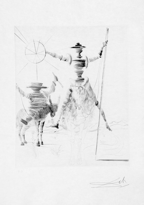 Don Quichotte et Sancho Pança