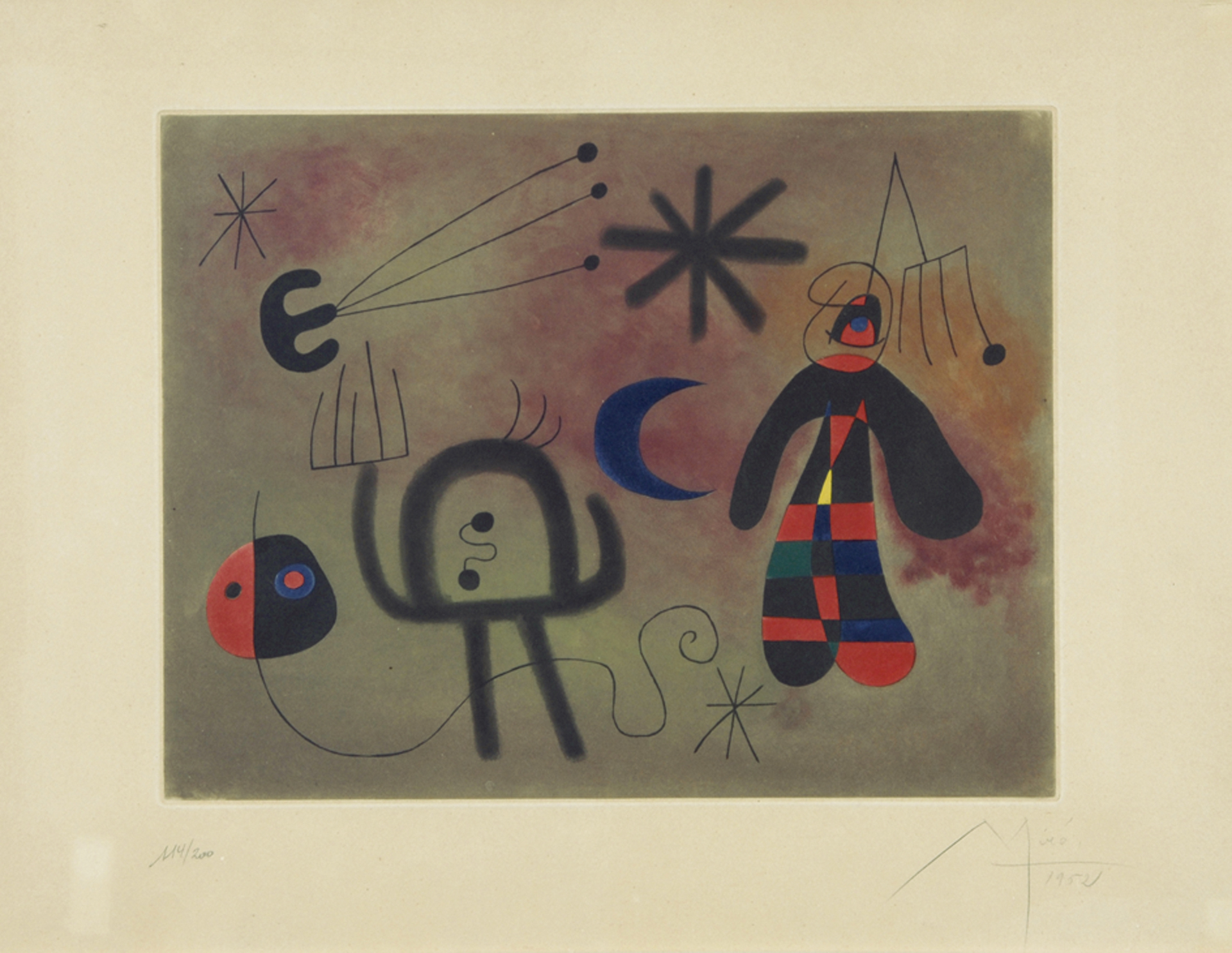 Joan Miró, after. L'oiseau fusée