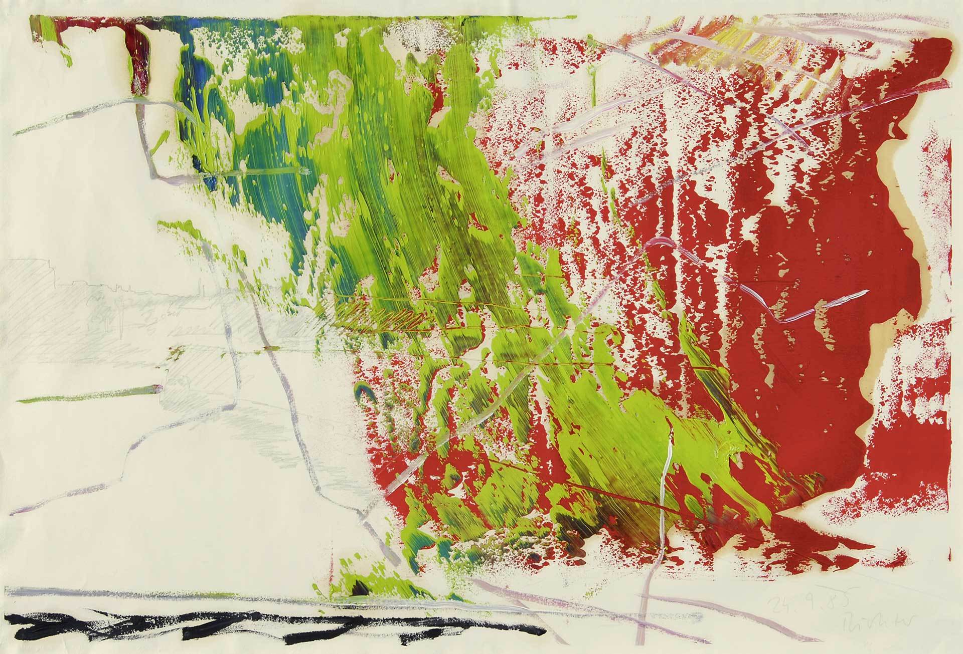 Gerhard Richter, Ohne Titel, 24.9.85
