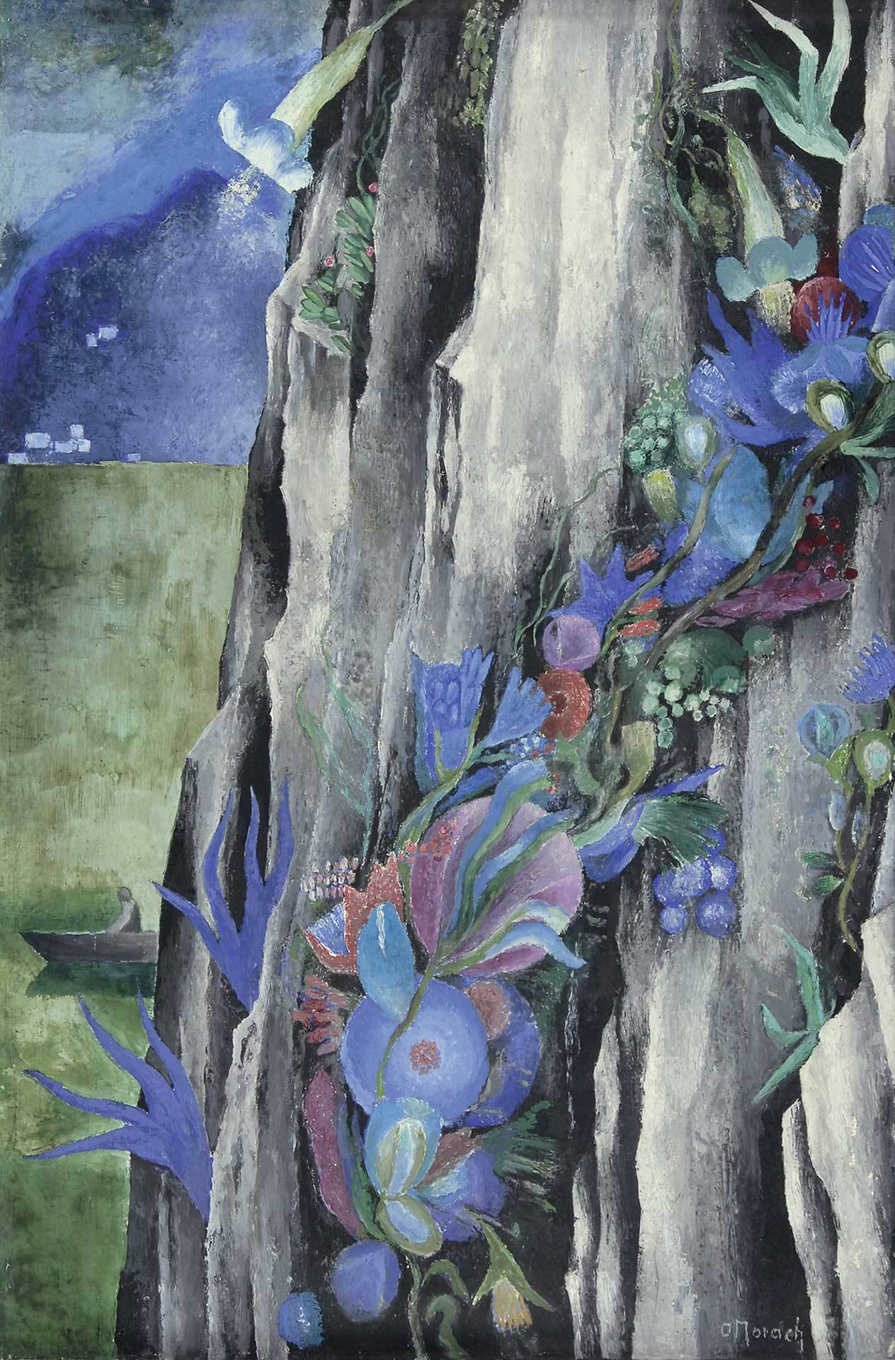 Otto Morach, Blumen im Fels, 1924 und 1965/70