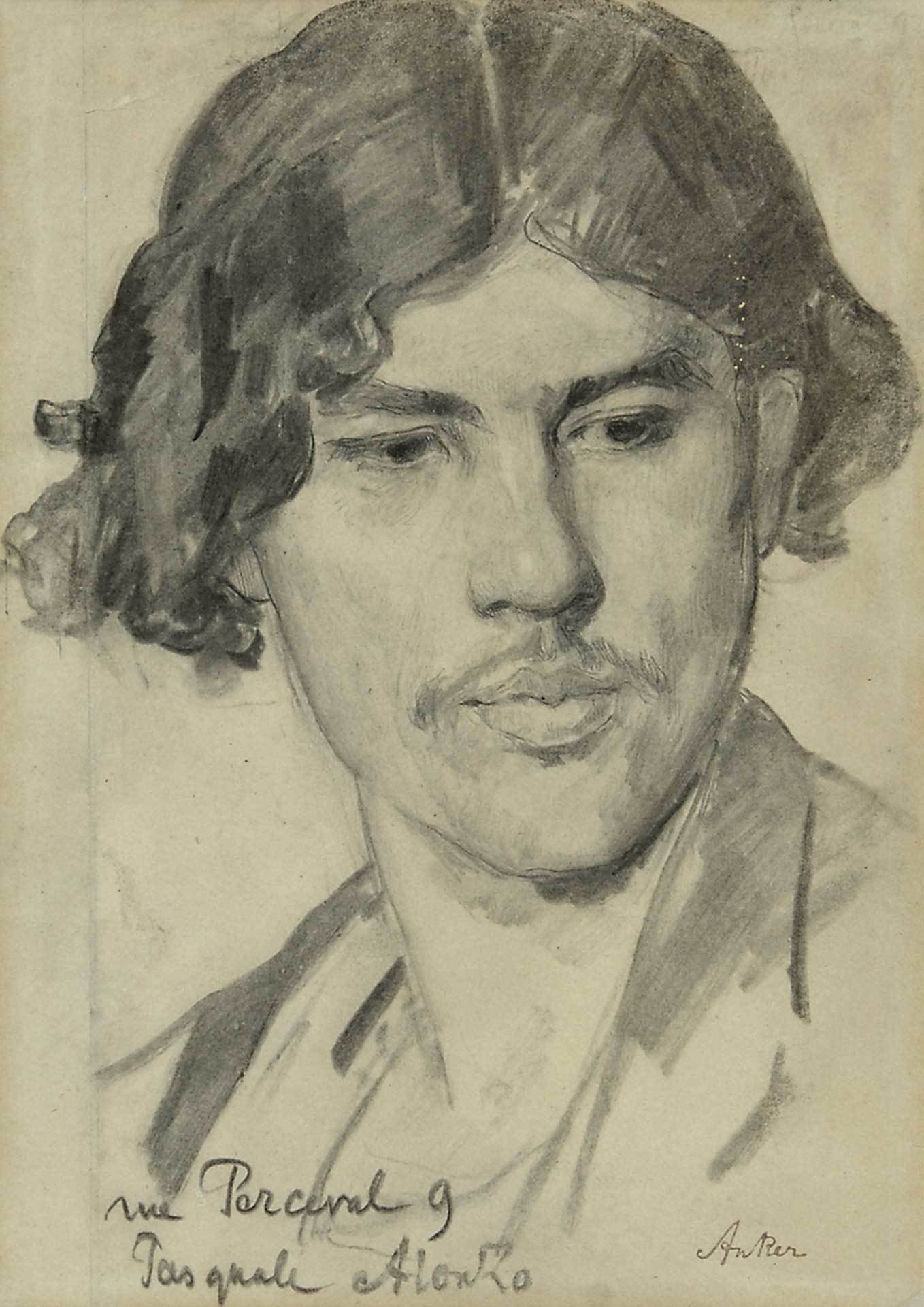 Albert Anker, Bildnis Pasquale Alonzo