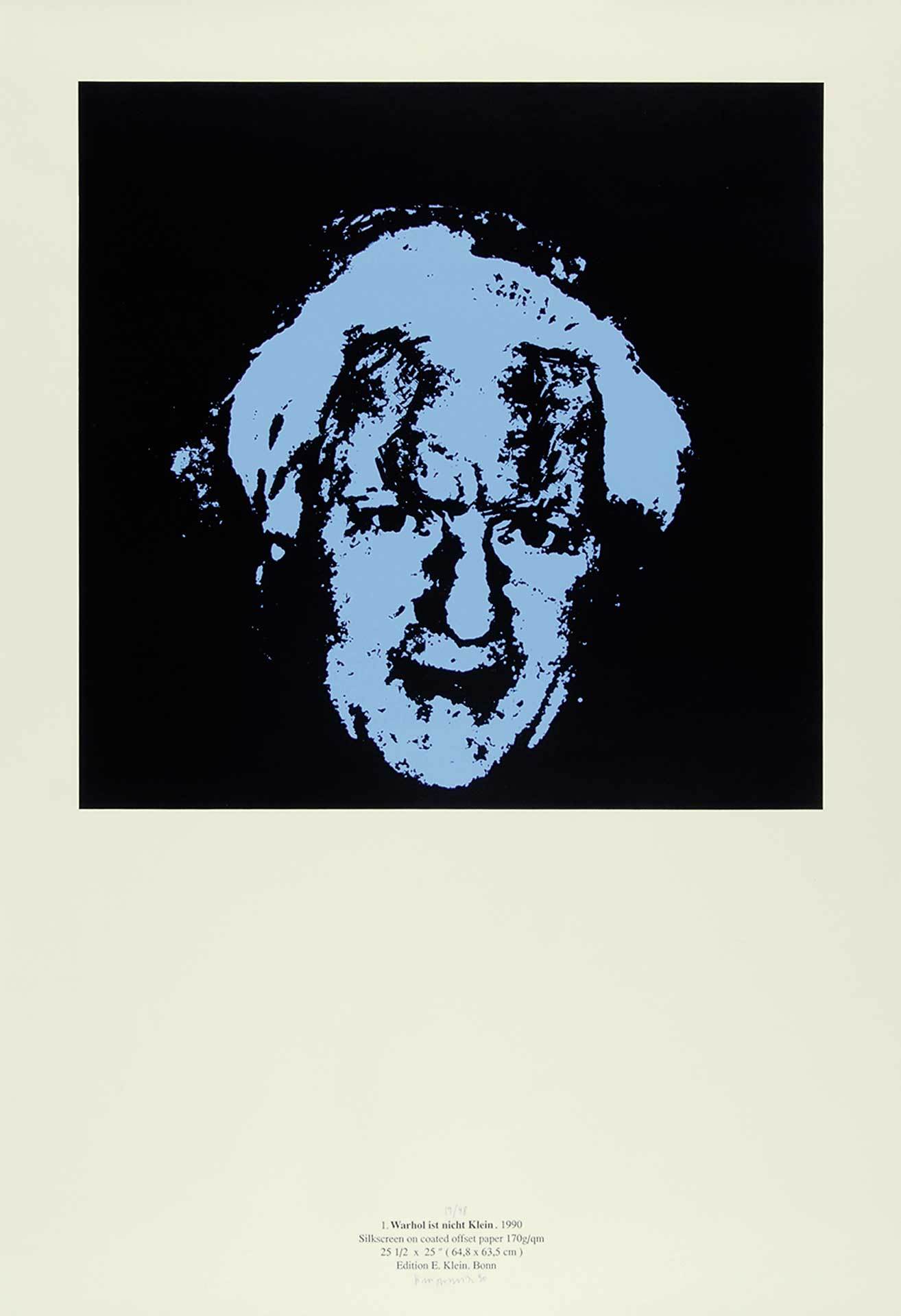 Martin Kippenberger, Warhol ist nicht Klein