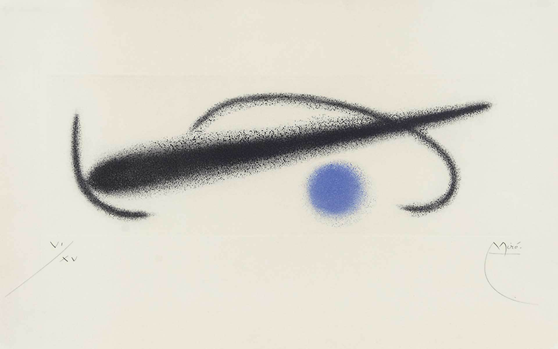 Joan Miró, Fusées, from "Nous avons"