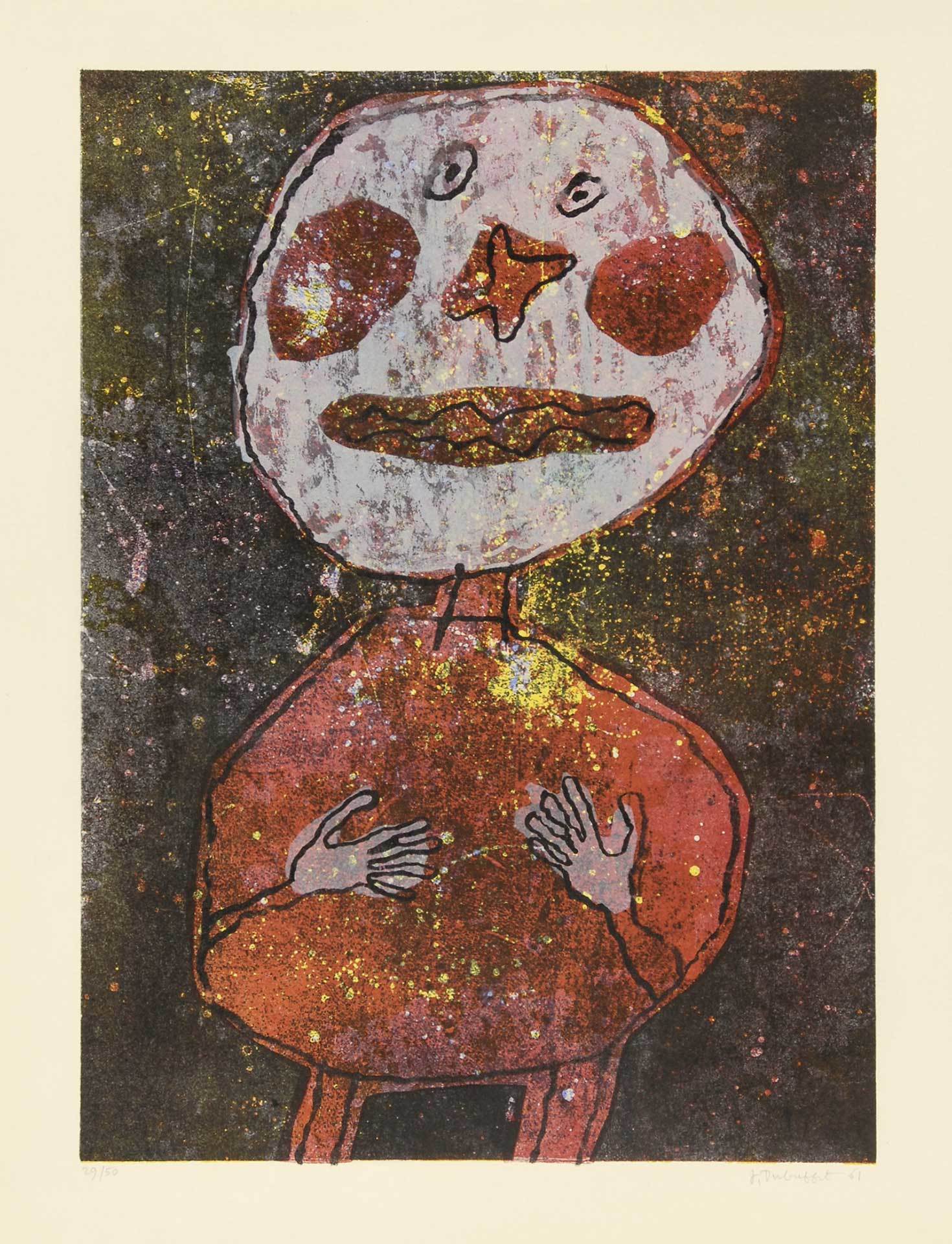 Jean Dubuffet, Personnage au costume rouge