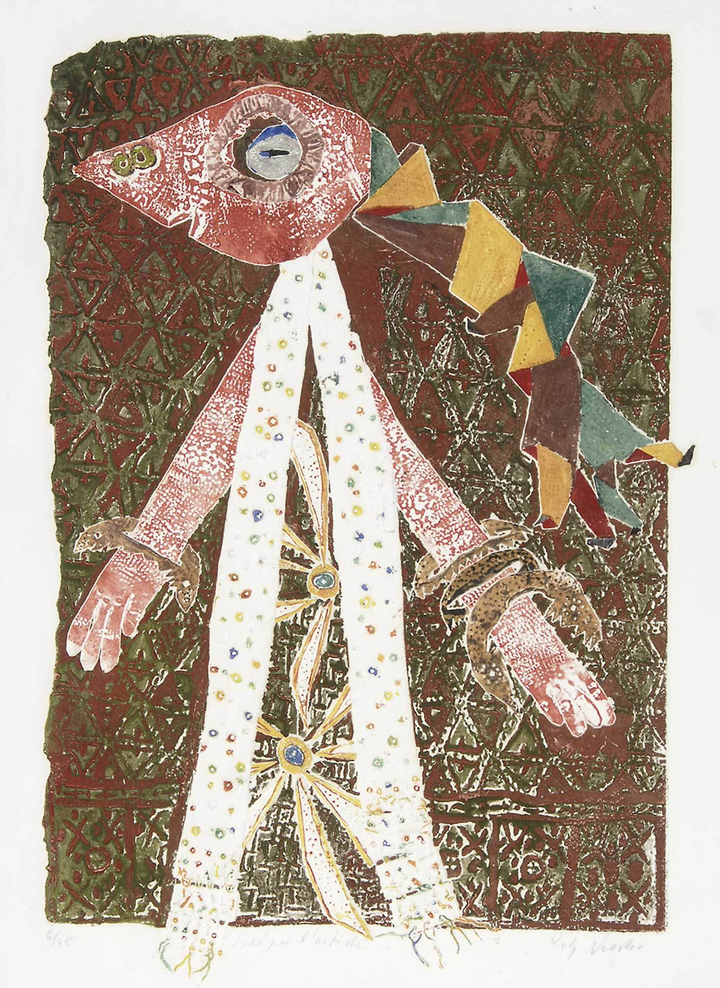 Rolf Nesch, Der Zopf, from "Europäische Graphik II"