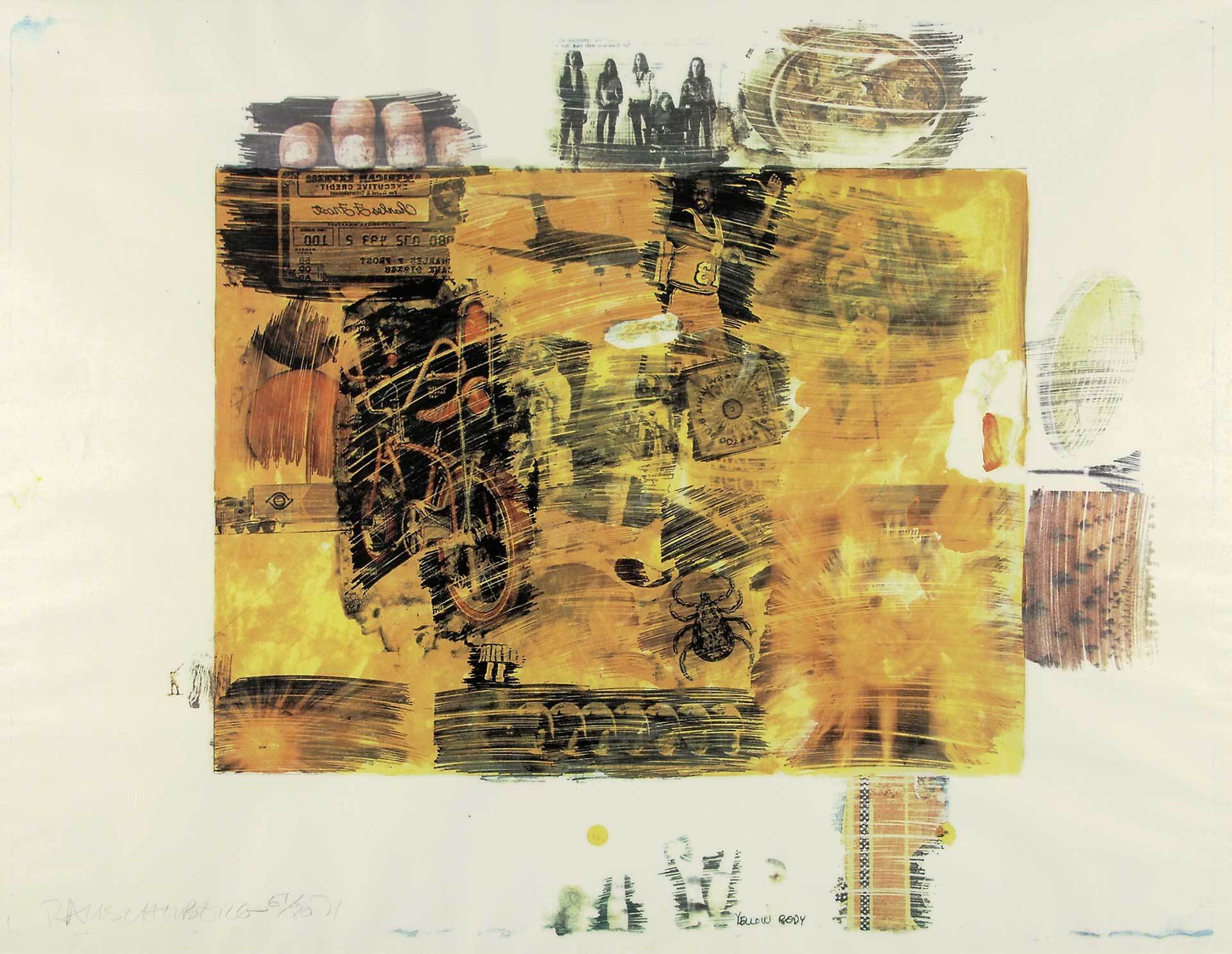 Robert Rauschenberg, Yellow Body