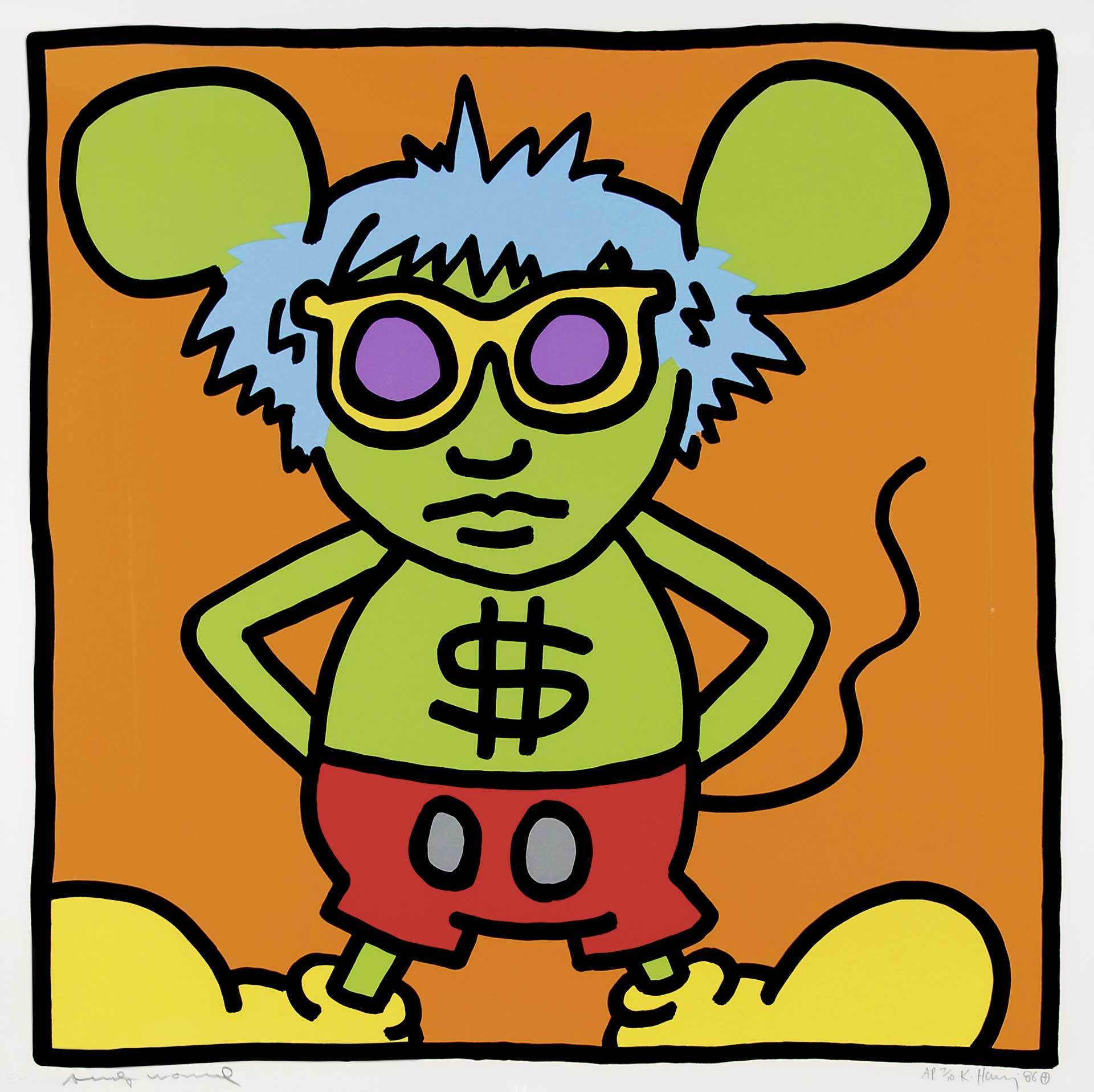 Keith Haring, Andy Mouse
