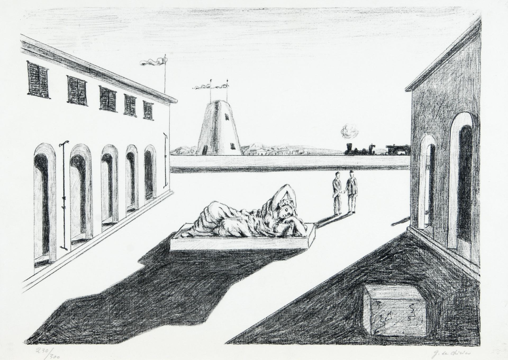 Giorgio de Chirico, Piazza d'Italia