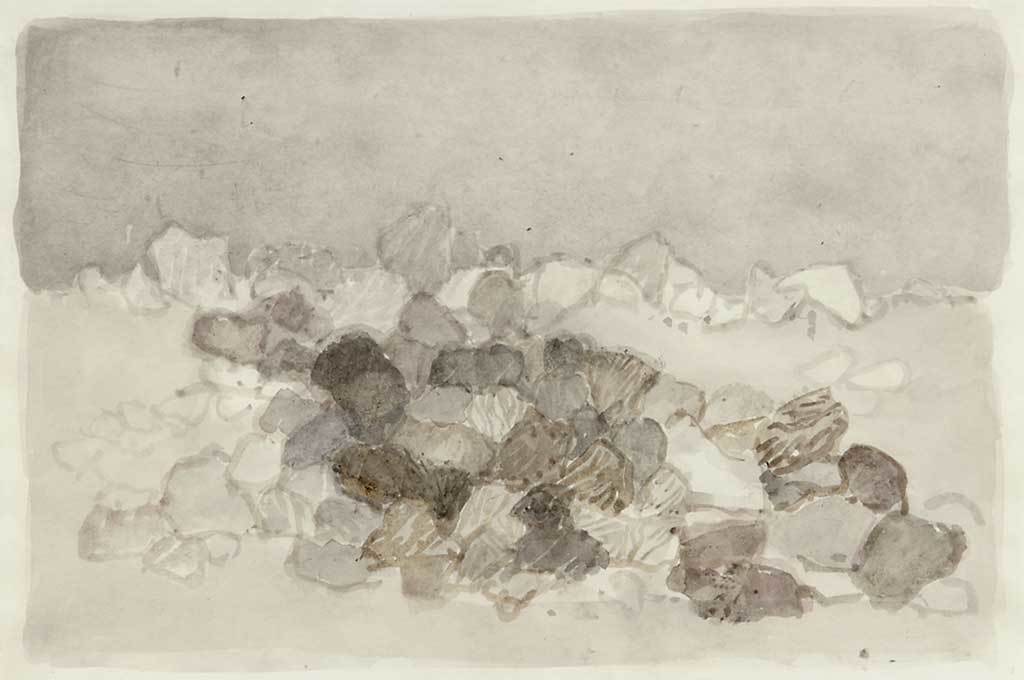 Zoran Music, Paesaggio roccioso