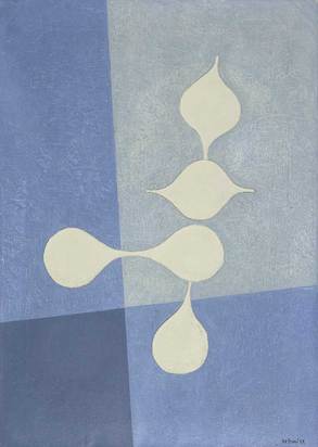 Wandlung blau-grau