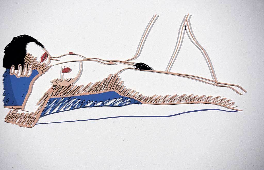 Tom Wesselmann, Monica Lying on her Back