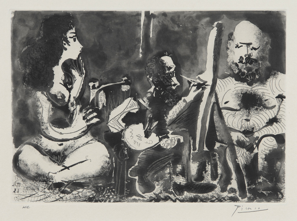 Pablo Picasso, Blatt aus "Les Bleus de Barcelone"