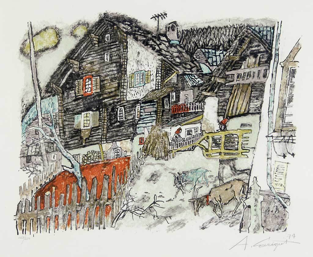 Alois Carigiet, Vor den Ställen