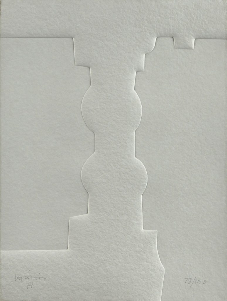 Eduardo Chillida, Blatt aus "Parmenide - La Poeme" (2/6)