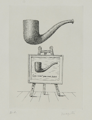 Les deux mystères (Ceci n'est pas une pipe), aus "Aube à l'Antipode"