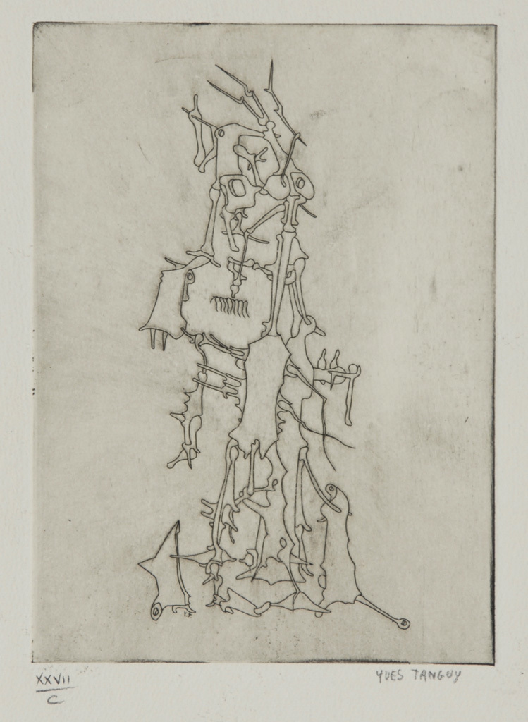Yves Tanguy, Ohne Titel aus "Le Mythe de la roche percée"