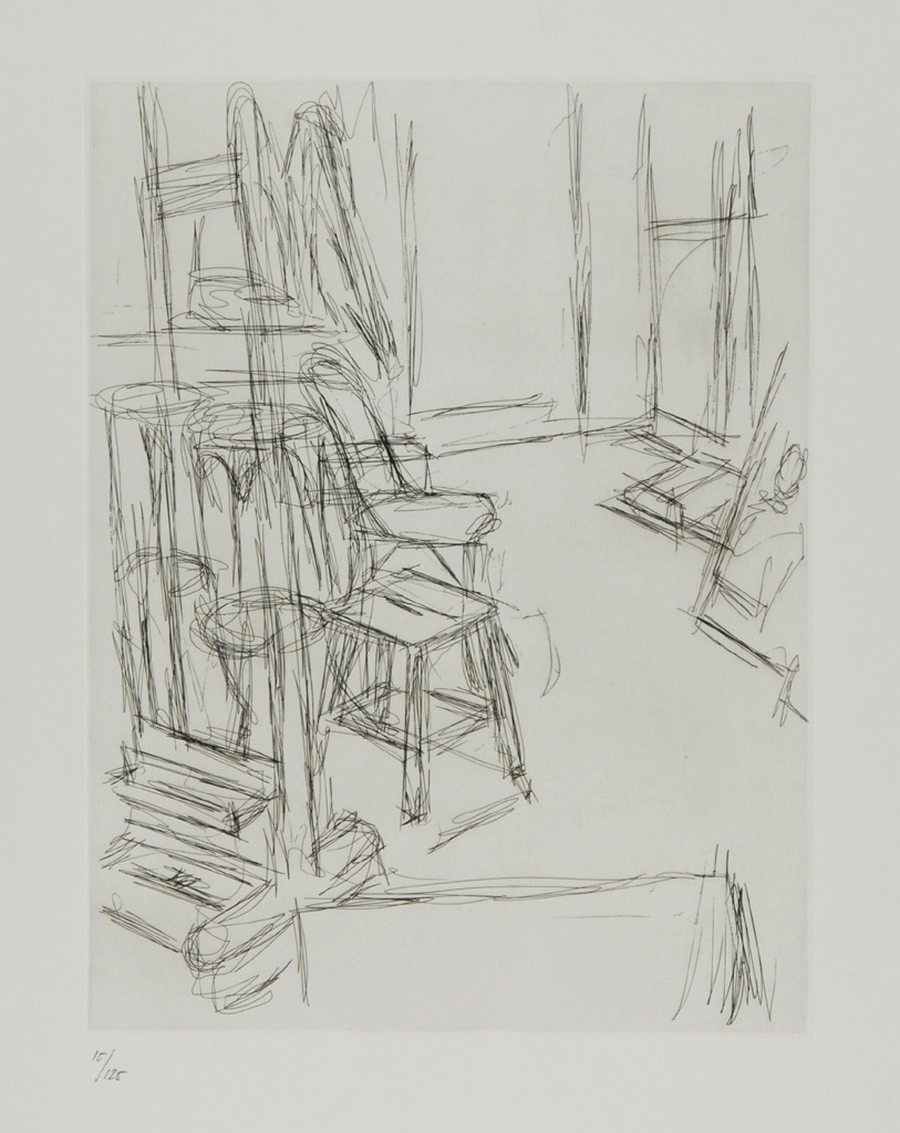 Alberto Giacometti, Atelier au chevalet