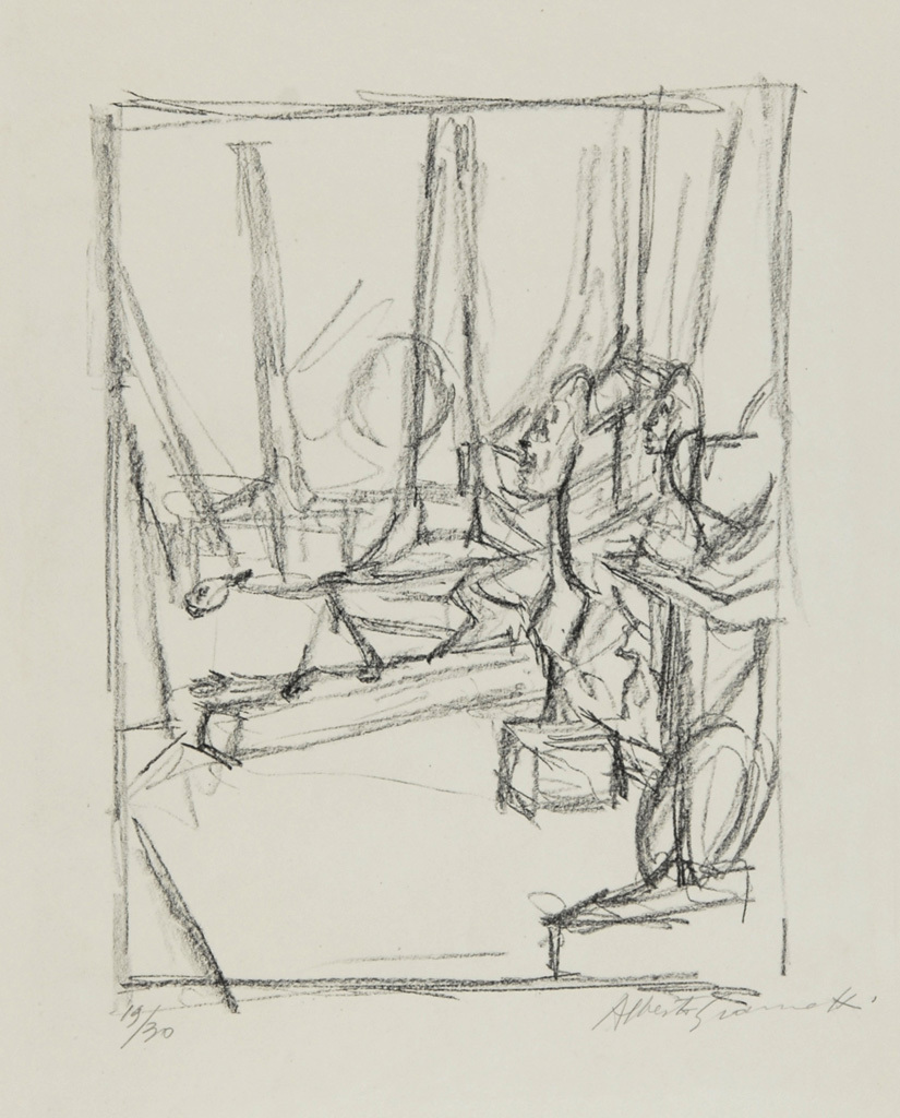 Alberto Giacometti, Chat dans l'atelier