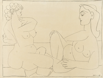 Deux femmes sur la plage