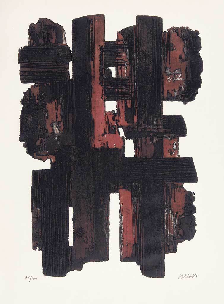 Pierre Soulages, Eau-forte n° 9