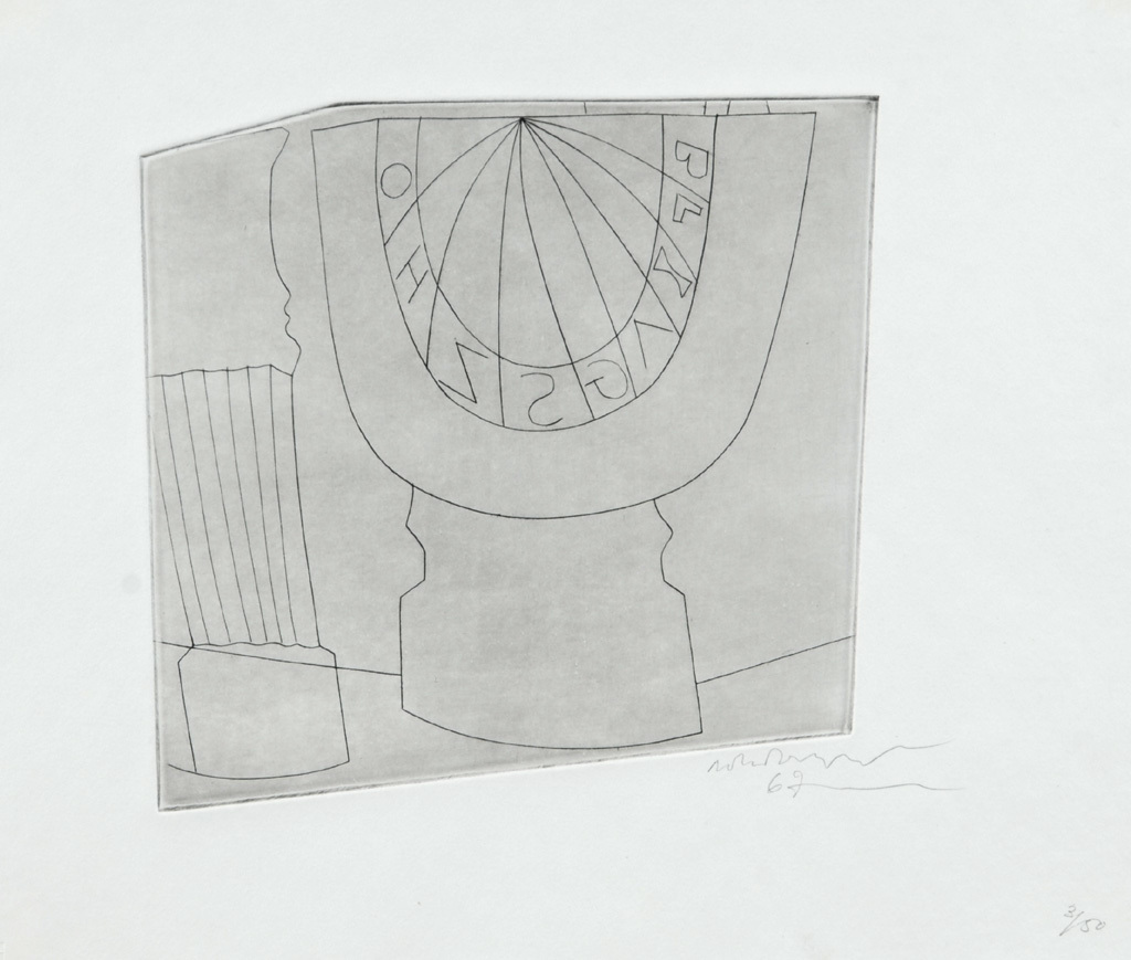 Ben Nicholson, Turkish Sundial and Column