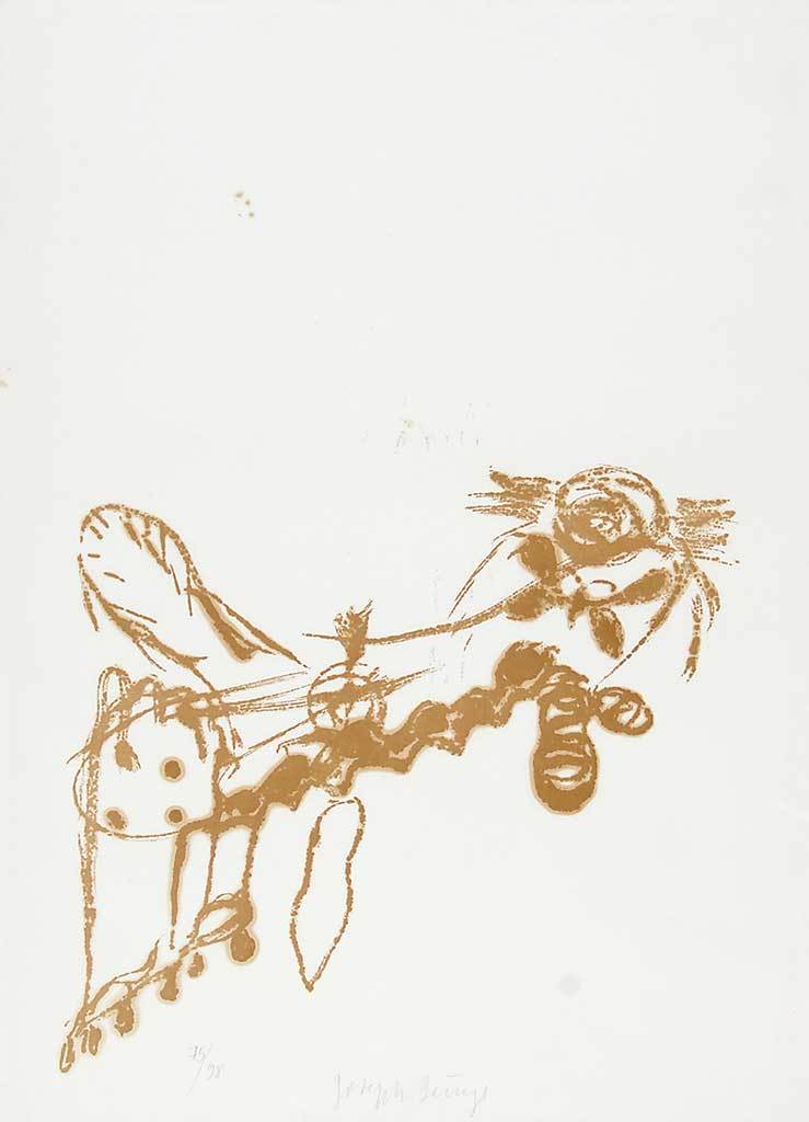 Joseph Beuys, O. T. (Bienenkönigin), from "Spur I"