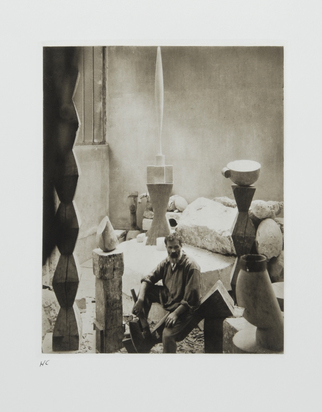 Brancusi in his Studio, 1927, from "Edward Steichen. The Early Years, 1900-1927"