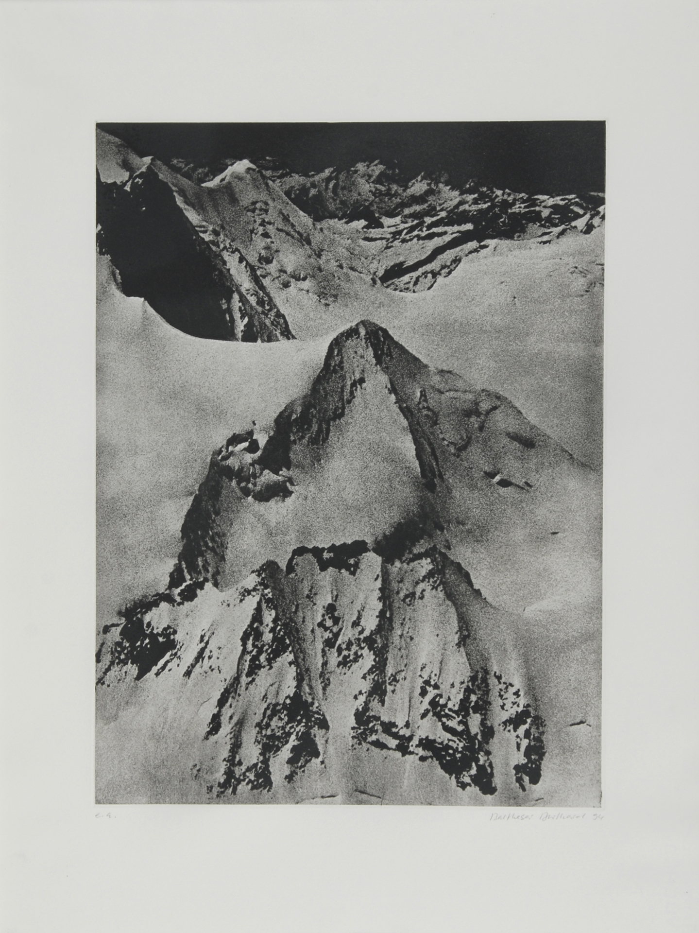 Balthasar Burkhard, Folder. Alpen