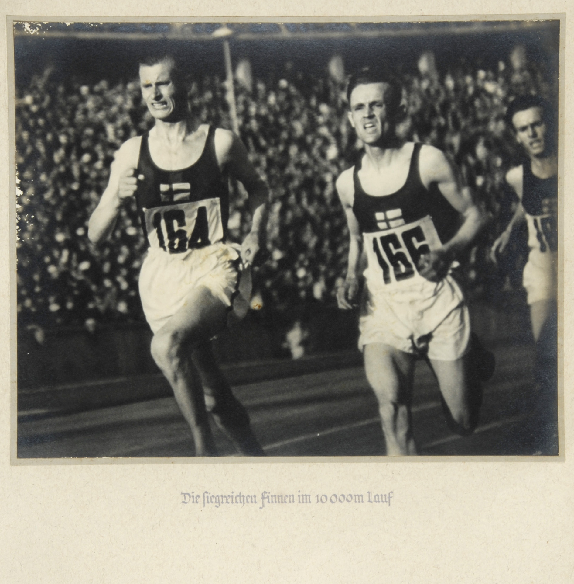 Leni Riefenstahl, Die siegreichen Finnen im 10 000m - Lauf