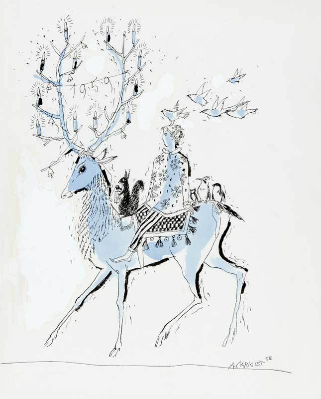 Alois Carigiet, Weihnachtsbild