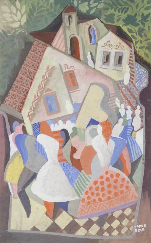 Bela Kadar, Auf dem Dorfplatz