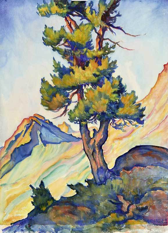 Clara Porges, Abendstimmung bei Maloja