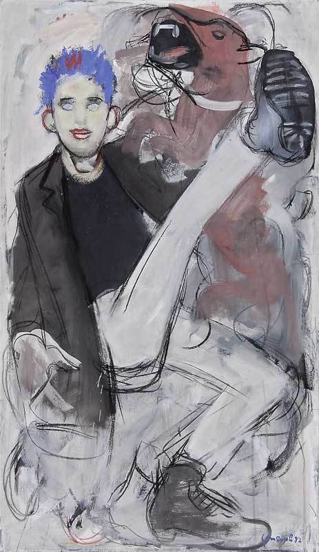 Mario Comensoli, Boy with Dog
