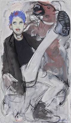 Boy with Dog