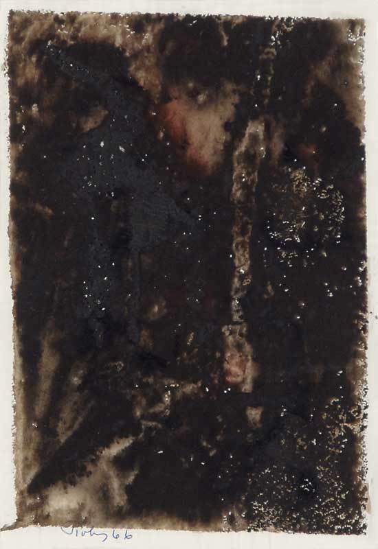 Mark Tobey, Black Painting 66