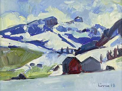 Kamor und Hoher Kasten im Winter
