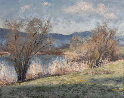 Bergweiher im Vorfrühling, 1966