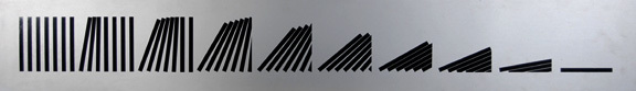Marcello Morandini, Composizione, Caduta/B, 1968
