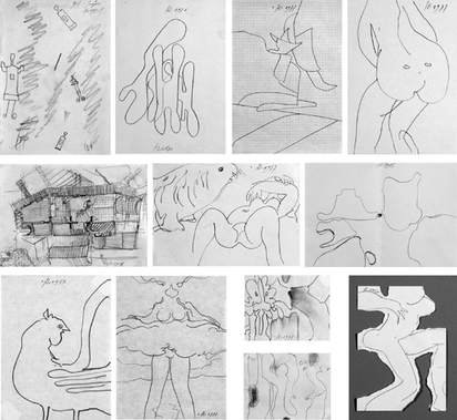 115 sheets: Untitled, 1976-78