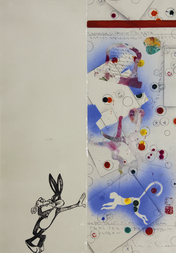 Alighiero Boetti, Untitled (Bugs Bunny), 1992