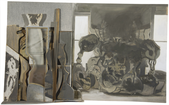 Hugo Suter, Werkstattwand I, 1986